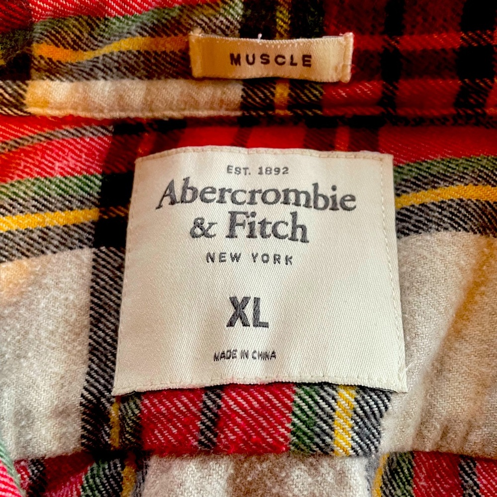 Abercrombie & Fitch Scotch Plaid Flannel